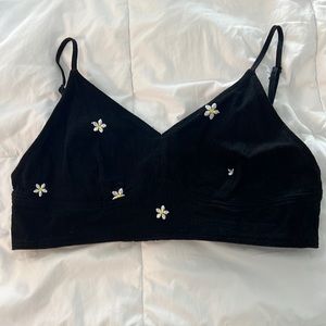 Kendall and Kylie Flower Print Bra Top